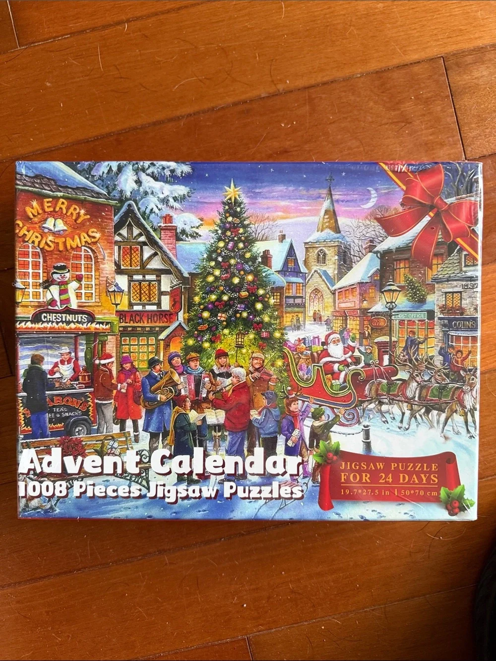 NWT 1008 Piece Jigsaw Puzzle Advent Calendar Holiday